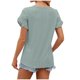 thumbnail image 3 of Fiudx Liquidación de Ofertas Flash Camisolas con Cuello En V Sin Mangas y Sexy para Mujer, Blusa Plisada con Tubo Calado, 3 of 4