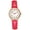 Red, variant on Classic Business Women's Watches with Stainless Steel Strap and Elegant Genuine Fashion Leather Watch for Ladies