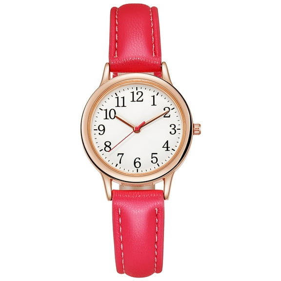 JikouIivo Numerals Classic Fashion Leather Strap Watch Quality Gift Watch Women's Watch