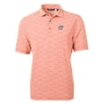 thumbnail image 2 of Men's Cutter & Buck  Orange Oklahoma State Cowboys Alumni Logo DryTec Virtue Eco Pique Botanical Print Recycled Polo, 2 of 3