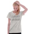 thumbnail image 4 of Not Shopaholic Helping Economy Shop Womens Slim Fit Graphic Tee Brisco Brands M, 4 of 5
