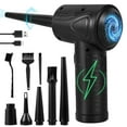 thumbnail image 1 of Compressed Air Duster  3 Speed Mode Cordless Electric Air Blower with LED Light Adjustable Dust Blower 6000mAh Rechargeable, 1 of 9