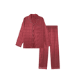 thumbnail image 2 of Onimisc Men Satin Silk Pajamas Sets Long Sleeve Sleepwear Button-Down PJs Sets Two-Pieces Loungewear with Pockets, 2 of 7