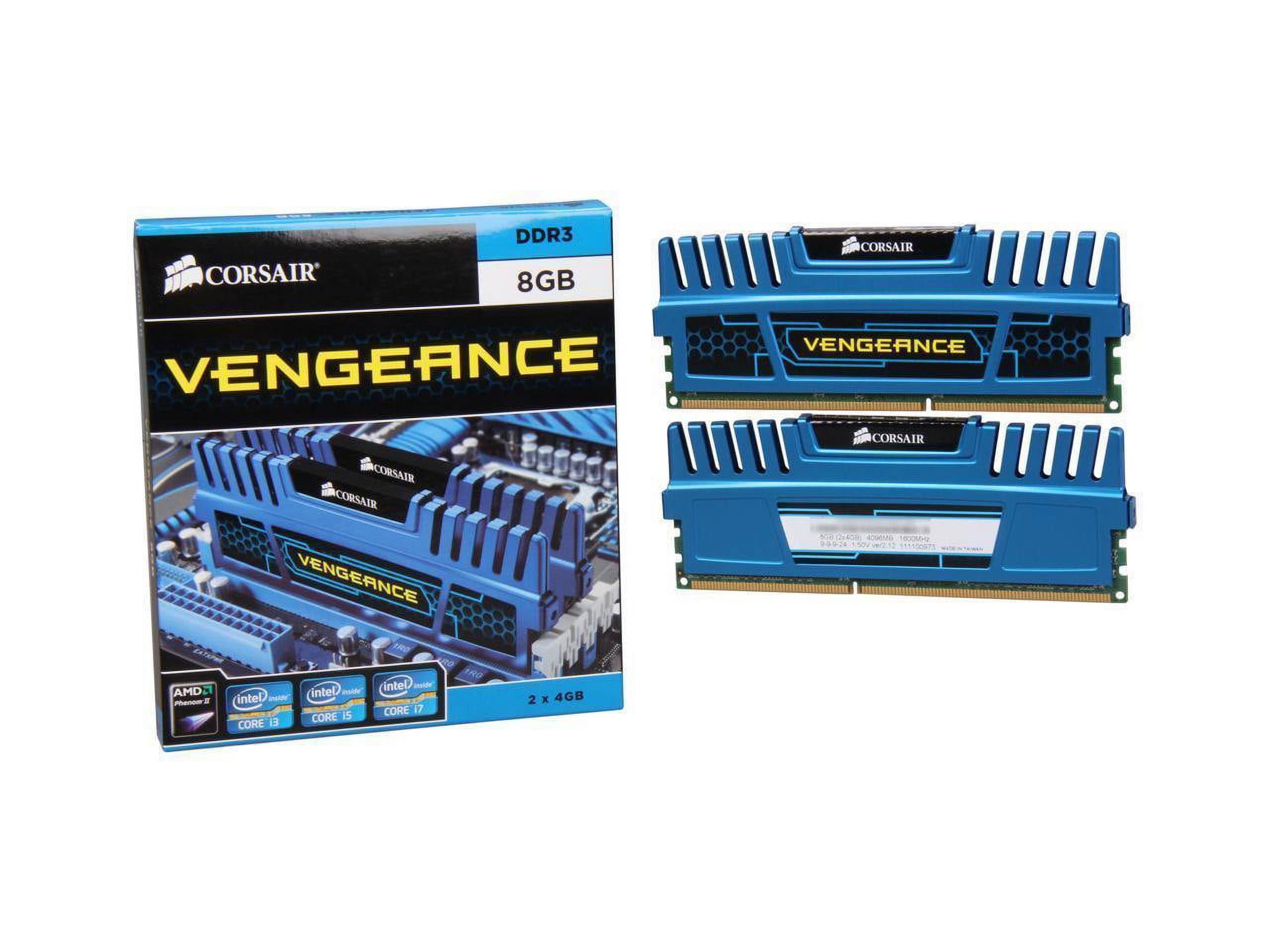 Barrette mémoire RAM DDR3 8192 Mo (8 Go) Corsair Vengeance Series