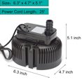 850 GPH Submersible Swimming Pool Cover Pump Powerful Water Removal