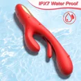 thumbnail image 3 of TLUDA Rabbit Vibrator for Women Tapping G-Spot Vibrator, Adult Sex Toys for Women Red, 3 of 7