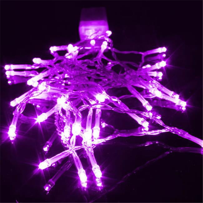 Perfect Holiday 600024 Battery Operated 30 LED String Light - Purple ...