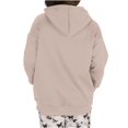 thumbnail image 4 of Leesechin Womens Oversized Hoodies Fleece Sweatshirts Long Sleeve Sweaters Pullover Fall Clothes with Pocket, 4 of 7