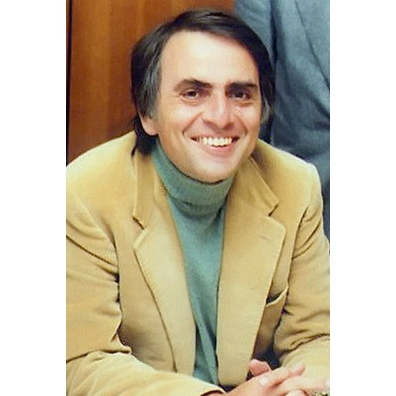 24x36 gallery poster, carl sagan, 1980