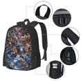 thumbnail image 4 of Mobile Suit Gundam Backpacks Lightweight Bookbags Casual Daypack For Travel Work Hiking, 4 of 8
