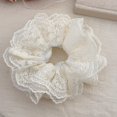 thumbnail image 3 of Yokua Elegant Lace Edge Scrunchie Large Hairband Hair Tie Hair Accessory for Women, 3 of 13