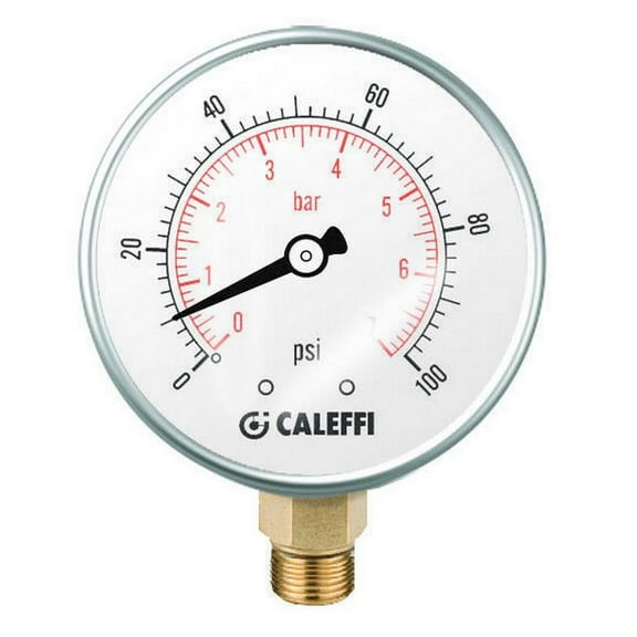 Caleffi NA10363 Pressure Gauge for PresCal Series and Autofill Series Valves