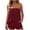 Vin-1, variante sur lcziwo Ensembles 2 Pcs en Lin pour Femmes, Haut Bandeau Sans Bretelles Assorti à des Shorts, Ensembles d'Été Boho de Plage avec Poches, Bleu Clair, m