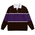 thumbnail image 3 of Hombres Camisa de Manga Larga Vintage Impreso Botón Abajo Cuello Turndown Casual Verano Sólido, 3 of 5