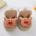 thumbnail image 3 of KelaJuan Baby Christmas Shoes, Santa Claus Snowman Elk Soft Sole Non-Slip Walking Shoes Flats Toddler Winter Shoes For Girls Boys, 3 of 6