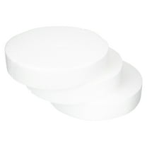 WEAVILUX Foam Discs for Crafts White Stable Foam Floral Arrangement Supplies 3Pcs