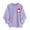 Purple, variant on QTBIUQ Ladies Christmas Printed Fashionable Loose Casual Long Sleeved Top Regular Sleeve Hooded Sweatshirt Khaki