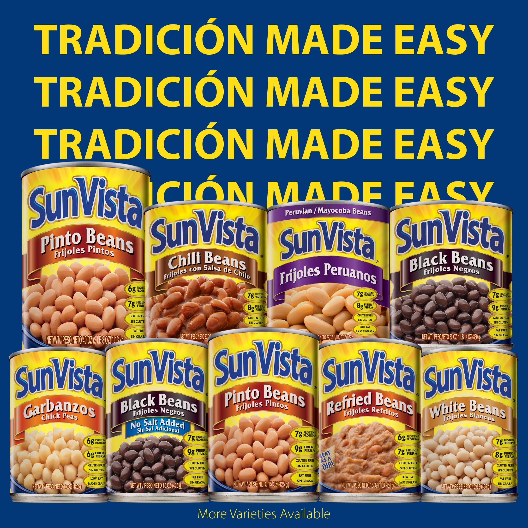 SunVista Black Beans 40 oz. Can