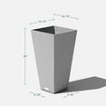 thumbnail image 2 of Veradek Pure Series Midland 26" Planter 2 Pack Grey, 2 of 15