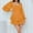 Orange, variant on Womens Cute Puff Sleeve Elastic Square Neck Mini Short Romper Dresses Jumpsuits Lace-Up Waist Lantern Sleeve Ruffle Jumpsuit (Purple,XXL)