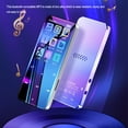 thumbnail image 1 of Bluetooth-compatible MP3 MP4 HD Display Zinc Alloy Radio Player Stereo Sound Touch Control Music Indoor Dormitory Outdoor Pink 16GB, 1 of 1