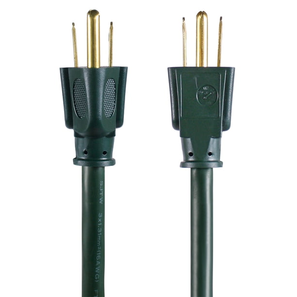 Hyper Tough 25FT Outdoor Extension Cord with 16/3 Gauge Triple