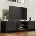 thumbnail image 2 of Mueble Mesa Para Tv Rack Madesa 2 Puertas Hasta 65 Negro 1, 2 of 8