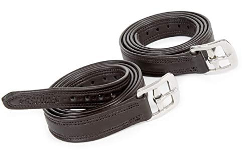 Shires Unisex Leather Show Whip 