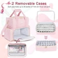 thumbnail image 3 of Organizador de esmaltes de uñas LEFOR·Z con capacidad para 80 botellas con lámpara de uñas, 3 of 7