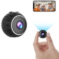 thumbnail image 1 of Cámara inalámbrica oculta para niñera, Monitor de seguridad para el hogar para bebés, grabadora de vídeo para interiores con cámara inteligente de visión nocturna infrarroja HD Ormromra 222910, 1 of 9