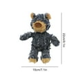 thumbnail image 2 of Yucurem Bear Shape Bear Dog Toy Soft Plush Bear Toy for Dog Dental Health Dog Essentials (Blue), 2 of 8