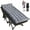 Gray, variant on NAIZEA Outdoor Folding Bed for Adults,Folding Camping Cots including 2-Sided Mattress,with Carry Bag,Noble black&Gray,75x28x14 Inch(Pack of 1)