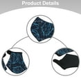 thumbnail image 4 of 1 pair Swimming Hand Fins Flippers Finger Webbed Diving Swim Gloves Paddle Turquoise L, 4 of 10