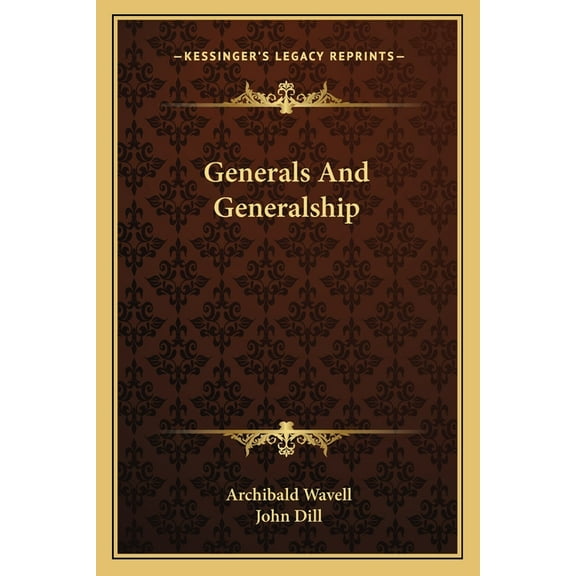 Generals And Generalship (Paperback)