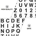 hongheyi 1 Set Large Alphabet Stencils Letter and Number Stencils for
