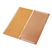2 Pcs 2.54mm Pitch One Side PCB Board Prototyping Breadboard 10cm x 22cm