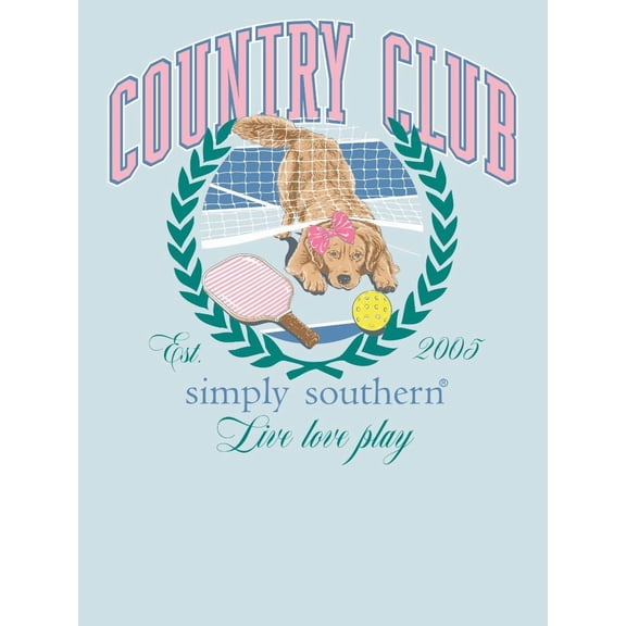 Simply Southern Country Club Dog T-Shirt