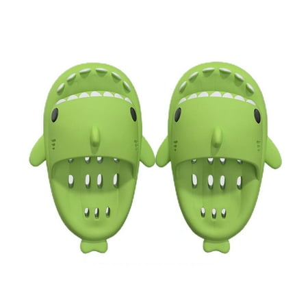 

Shark Slippers Cute Shark Slides for Women Men Quick Drying Non-Slip Unisex Shark Slippers for Bedroom Bathroom Beach