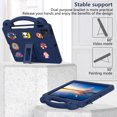thumbnail image 3 of TECH CIRCLE for iPad Air 6th Gen 11 Inch Case 2024,iPad Pro 11 Inch Case 2024 5th Gen(M4),Cartoon Panda Shockproof Rugged Lightweight Convertible Stand Kids Friendly Tablet Case with Handles,Navy Blue, 3 of 7