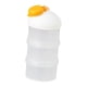 thumbnail image 5 of Contenedor de proteínas Contenedor de almacenamiento de alimentos Regalos multifuncionales antiderrames Proteína 3 niveles de altura, 5 of 9