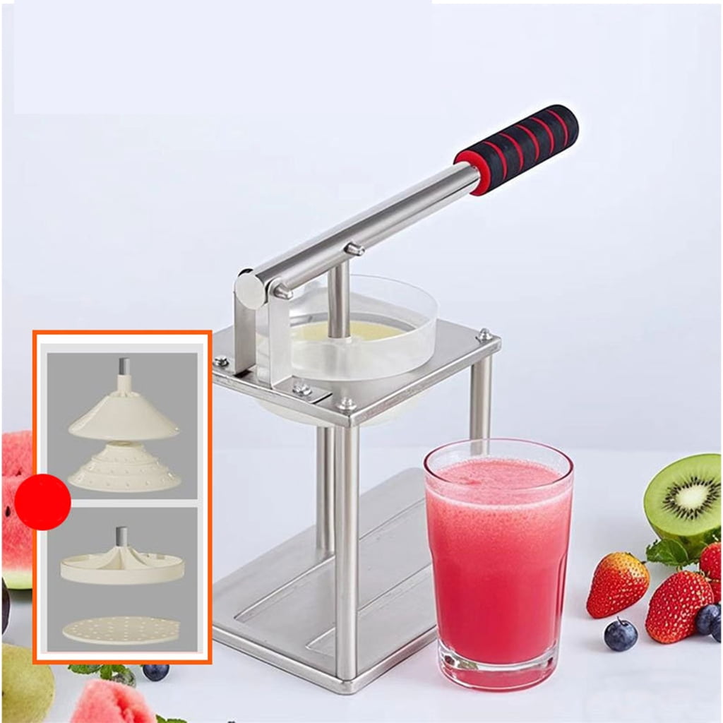 Space Saving Juices Extractor Machine Food Grade Stainless Steels Hand Press Juicer For Various Fruits Beverages