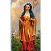 Autom co St. Monica - Prayer - Relic Laminated holy card - Blessed by Pope Francis, 4.25inch x 2.5inch