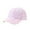 Pink, variant on WOYY Girls Baseball Cap Rainbow Print Snapback Hat Cotton Breathable Sun Hat for Kids