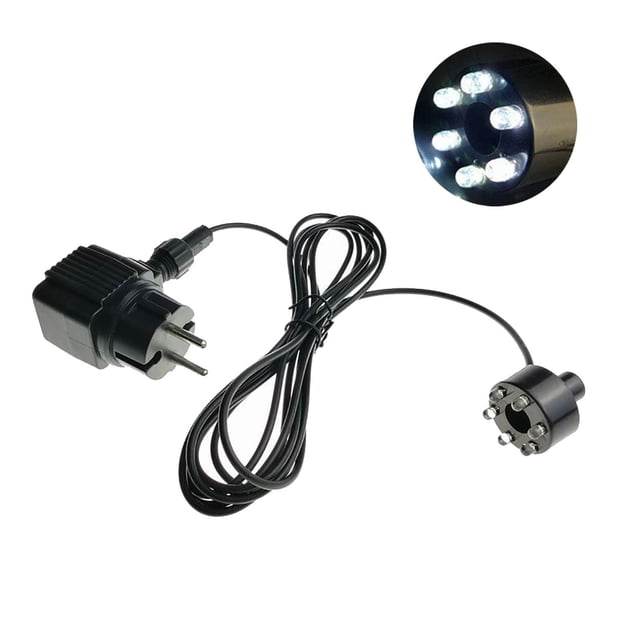 Kroder 6 LED AC12V Water Light With 2Pin Connection Underwater Pond Lights Water Feature Lights For Pool