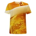 thumbnail image 5 of Fnnxeal Mens 3D Muscle Fit Short Sleeve T-Shirt Green Nebula Galaxy Abstract Sublimation Print Quick Dry Stretch Big Tall M-7XL,Size 4XL, 5 of 5