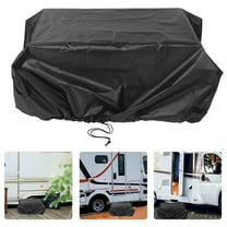 DECOMELODY Rv Air Conditioner Winter Cover Outside 1Pcs 42.50X30.00X14.25Cm Oxford Cloth 210D Waterproof Coated Silver