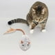 thumbnail image 1 of Ratón de Juguete Interactivo para Gatos, Juguete Electrónico con Control Remoto, Movimiento Motorizado, Simulación de Presa, Rodado Automático, Recargable por USB para Ejercicio y Juego, 1 of 3