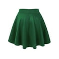 thumbnail image 2 of Made by Johnny Women's Basic Versatile Stretchy Flared Skater Skirt M GREEN, 2 of 6