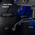 thumbnail image 4 of Frovlni Ergonomic Gaming Chair for Adults with Footrest, Reclining High Back PU Leather Office Computer Chair, Height Adjustable Headrest & Lumbar Support, Black & Blue, 4 of 9