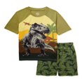 thumbnail image 1 of Boys Dino Short Sleeve and Shorts 2-Piece Sleep Set  Sizes 4-16 Husky, 1 of 3
